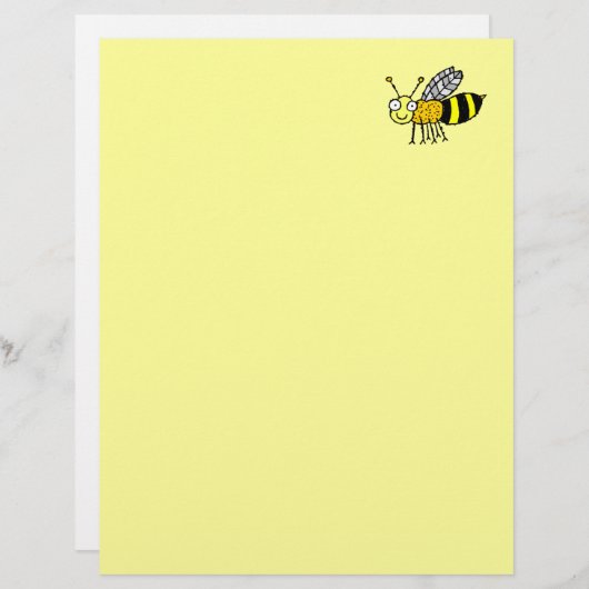 ファームハニーファンキービーリサイクルレターヘッド紙 (正面/裏面)