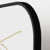 ファームハパーソナライズされたウスチックサンフラワー ピックルボールラケット (左詳細)