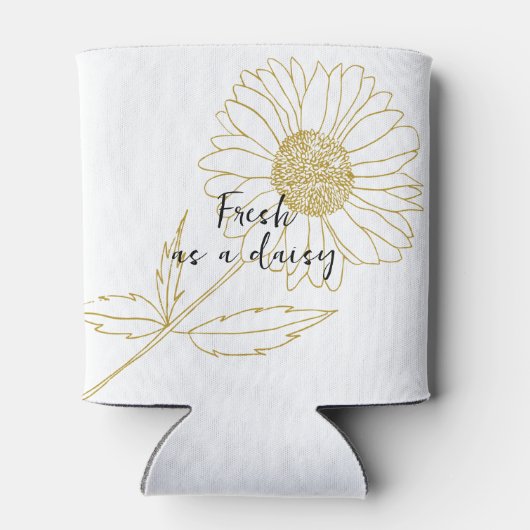 ファームハパーソナライズされたウスチックサンフラワー 缶クーラー (裏面)