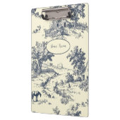 ファームハパーソナライズされたウスフランスのブルートイレデジュイ クリップボード (左)