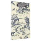 ファームハパーソナライズされたウスフランスのブルートイレデジュイ クリップボード (右)