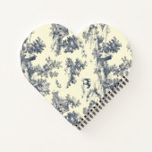 ファームハパーソナライズされたウスフランスのブルートイレデジュイ ノートブック (裏面)