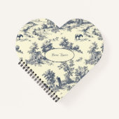 ファームハパーソナライズされたウスフランスのブルートイレデジュイ ノートブック (正面)