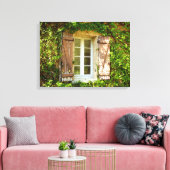 ファームハフランスのウインドウシャッターズキャンバスプリント キャンバスプリント (インサイチュ (リビング))