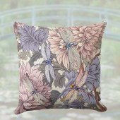 ファームハフランスのウスフローララベンダーピンクドラゴンフライ クッション