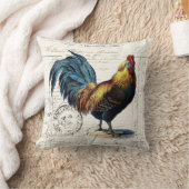 ファームハフランスのウスヴィンテージルースター クッション (ブランケット)