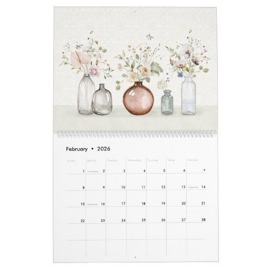 ファームハモダンウスのカレンダー2024 カレンダー (2月 2026)