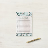 ファームハモダンウスのクリスマスフローラオン木 ポストイット (デスク上)