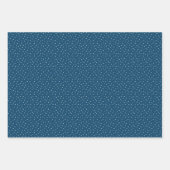 ファームハモダンウスのホリデーラッピング紙 – ネイビー ラッピングペーパーシート (正面3)