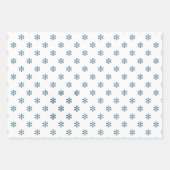 ファームハモダンウスのホリデーラッピング紙 – ネイビー ラッピングペーパーシート (正面2)