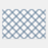 ファームハモダンウスのホリデーラッピング紙 – ネイビー ラッピングペーパーシート (正面)