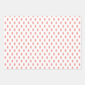 ファームハモダンウスのホリデーラッピング紙 – 赤 ラッピングペーパーシート (正面2)