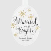 ファームハモダンウスシンプル結婚した&明るい新婚  オーナメント (正面)