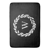 ファームハモダンウススタイルシックモノグラムの バスマット (正面縦)