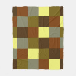 ファームハモダンウスバッファローチェックプレイドパターン フリースブランケット
