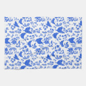 ファームハモダンウスフォークアートチキン&ボタニカル キッチンタオル (横)