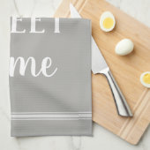 ファームハモダンウスホームスウィートホーム キッチンタオル (四つ折り)