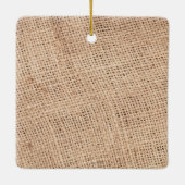 ファームハモダンウスメリークリスマスバ素朴ラップ セラミックオーナメント (裏面)