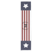 ファームハモダンウス愛国的アメリカーナ7月4日 ショートテーブルランナー (正面)