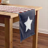 ファームハモダンウス愛国的アメリカーナ7月4日 ショートテーブルランナー (インサイチュ)