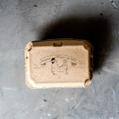 ファームハモダンウス戻り卵カートンスタンプ セルフインキングスタンプ