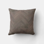 ファームハモダンウス擦り切れたヘリンボーンウッド クッション (裏面)