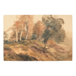 ファームハモダンウス秋秋の風景絵を描ズ メタルプリント