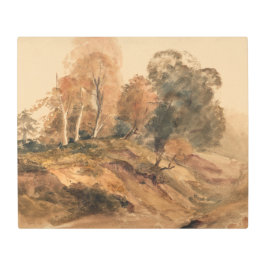 ファームハモダンウス秋秋の風景絵を描ズ メタルプリント