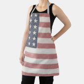 ファームハモダンウス素朴アメリカ国旗 エプロン (インサイチュ)