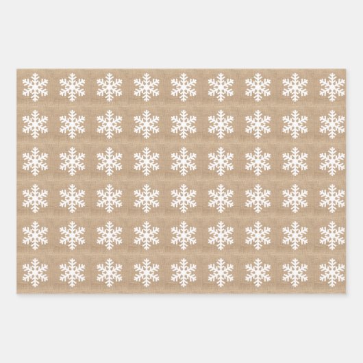 ファームハモダンウス素朴スマスバーラップとウッド ラッピングペーパーシート (正面3)