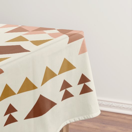 ファームハモダンウス素朴テラコッタジオメトリックアート テーブルクロス (インサイチュ)
