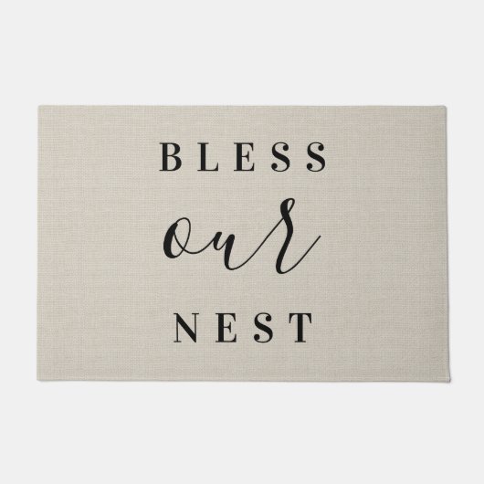 ファームハモダンウス賛美ズのネストフォーマット ドアマット (正面)