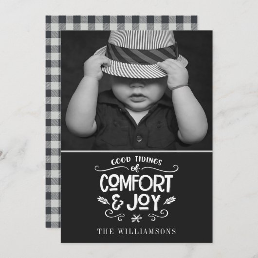 ファームハモダンウス|木炭のクリスマスの写真 (正面/裏面)