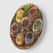 ファームハユニークウススタイルウォールクロック ラージ壁時計 (傾斜)