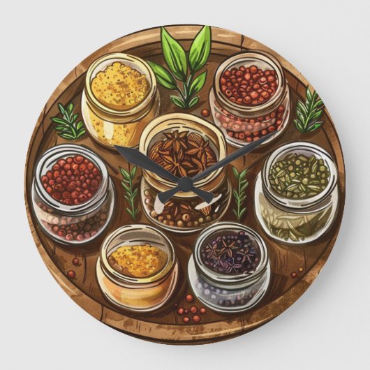 ファームハユニークウススタイルウォールクロック ラージ壁時計 (正面)