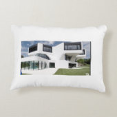 "ファームハユニークウス枕 – コージーなヴィンテージスタイル アクセントクッション (裏面)