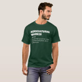 ファームハンド – 笑わされる定義 Tシャツ (正面フル)