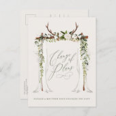 ファームハ素朴ウスのステッスタイリッシュグとユーカリ 案内ポストカード (正面/裏面)