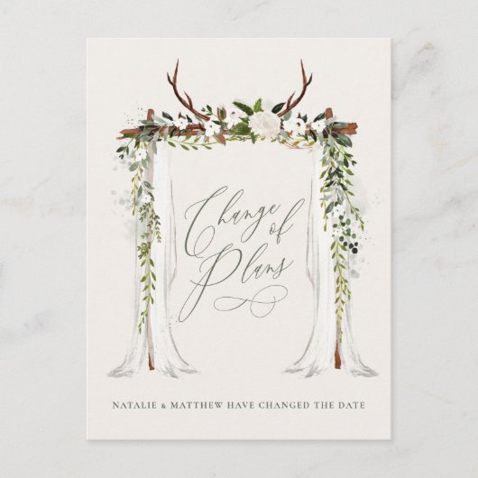 ファームハ素朴ウスのステッスタイリッシュグとユーカリ 案内ポストカード (正面)