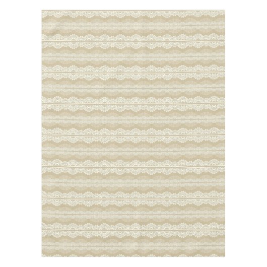 ファームハ素朴ウスのレース テーブルクロス (正面)