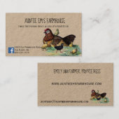 ファームハ素朴ウスの名刺 名刺 (正面/裏面)