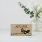 ファームハ素朴ウスの名刺 名刺 (スタンド正面)