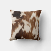 ファームハ素朴ウスウエスタンカントリーカウボーイカウウプリント クッション (裏面)