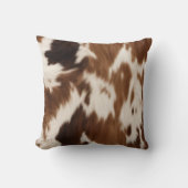 ファームハ素朴ウスウエスタンカントリーカウボーイカウウプリント クッション (正面)