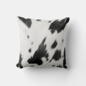 ファームハ素朴ウスウエスタンカントリーカウボーイカウウプリント クッション (正面)