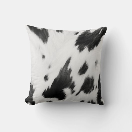 ファームハ素朴ウスウエスタンカントリーカウボーイカウウプリント クッション (正面)