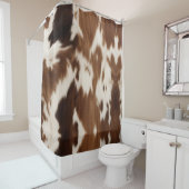 ファームハ素朴ウスウエスタンカントリーカウボーイカウウプリント シャワーカーテン (インサイチュ)