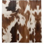 ファームハ素朴ウスウエスタンカントリーカウボーイカウウプリント シャワーカーテン (正面)