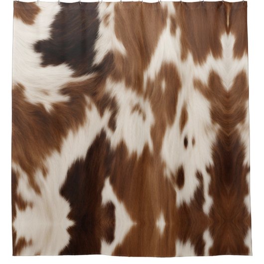 ファームハ素朴ウスウエスタンカントリーカウボーイカウウプリント シャワーカーテン (正面)