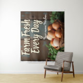 ファームハ素朴ウスエッグウォールアートプリント タペストリー (インサイチュ)